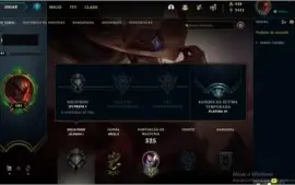 Conta plat 4 season passada = 71 skins bala +106 champs vem!