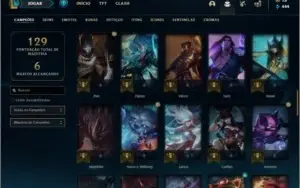 Conta ouro 3 com 17 skins e 68 champs ( MAIN ADC )