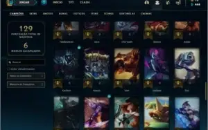 Conta ouro 3 com 17 skins e 68 champs ( MAIN ADC )