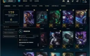 Conta ouro 3 com 17 skins e 68 champs ( MAIN ADC )