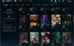 Conta unranked (Dima 2 Season passada)  31 skins e 68 champs