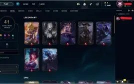 CONTA LOL LEAGUE OF LEGENDS 41 SKINS LEVEL 81