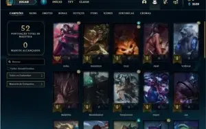 Conta ouro 2 com 32 Champs e 3 Skins
