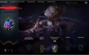 Conta Unranked Lv 34