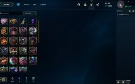 Conta LOL lvl 414 com 265 skins platina 2