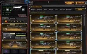 Acc CF AL com 21 VIPS e varias armas raras