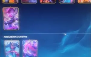 Conta lvl 105 , 136 champions