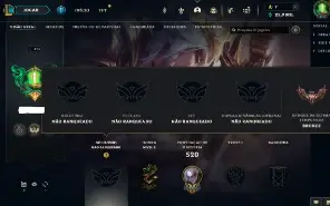 Unranked com TODOS os champs e 208 Skins ( MID / ADC / SUP )