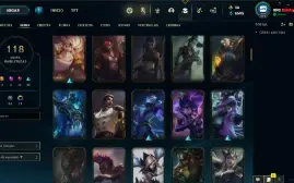 Conta League of legends - 118 skins raras