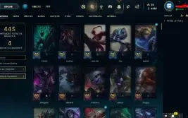 Conta League of legends - 118 skins raras
