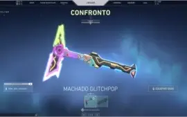 CONTA VALORANT COM PACOTE GLITCHPOP 2 e 1800 VP