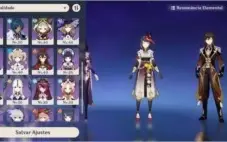 Conta ar 53 Zhong+ raiden+ Xiao+ Kokomi+Diluc+mona+cortadora