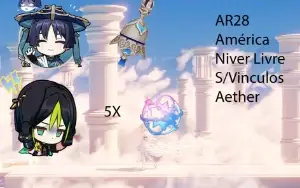 AR28 - Scaramouche + TulayTulah + Tighnari + 5 tiros