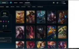 Vendo conta gold IV com 46 skins e 118 champs