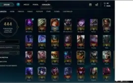 Vendo conta gold IV com 46 skins e 118 champs