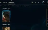 Conta Lol unranked com algumas skins