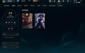 Bronze 3 com TODOS os champs e 48 Skins