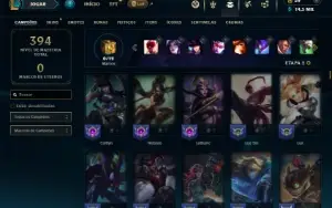 Bronze 3 com TODOS os champs e 48 Skins