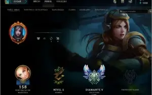 CONTA LEAGUE OF LEGENDS DIAMANTE BARATA !