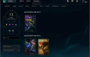 CONTA LEAGUE OF LEGENDS DIAMANTE BARATA !