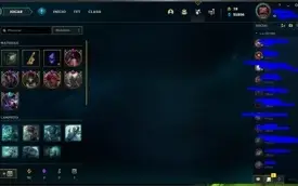 CONTA LOL TODOS OS CHAMPS E 117 SKINS