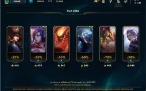 Conta Platina 3 com 32 Champs e 2 Skins
