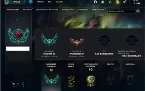 Conta Platina 3 com 32 Champs e 2 Skins