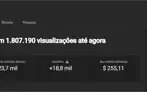 Canal do youtube 18k+ monetizado