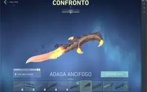 Conta de valorant com adaga glitchpop, e kit sublime etc.