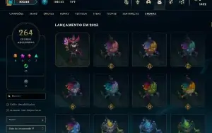 Conta Lol lv 535 com 508 Skins !
