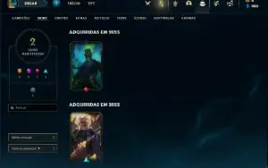 Conta bronze 2 com 25 Champs e 2 Skins
