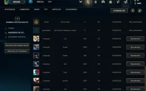 Conta bronze 2 com 25 Champs e 2 Skins