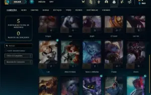 Conta bronze 2 com 25 Champs e 2 Skins