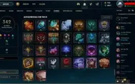 Conta league of legends 358 skin