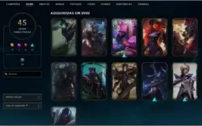 Conta level 191, 45 skins, 1500 de rp