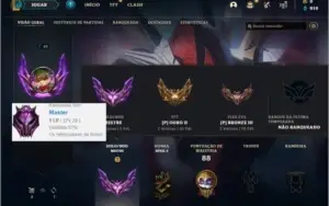 Conta MESTRE com 37 Champs e 5 Skins