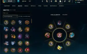 Conta grão mestre upada a mão emote chall 10k6 de RP