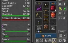 Tibia rp 145+ek 113 Gladera sem RK