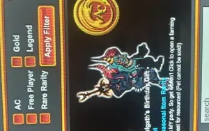 AQW acc ( Hardfarms + pet farm )
