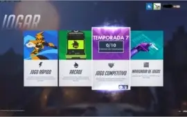 Conta Overwatch com skin WidowMaker Noire (3156 PC)