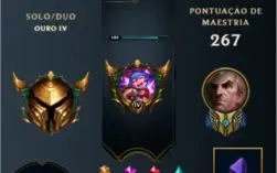 CONTA LOL - GOLD IV - 96 CHAMPIONS - 41 SKINS - 7 GEMAS