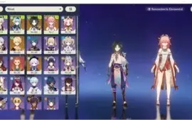 Genshin impact YAE MIKO + EULA + XIAO + ARCO DE AMOS - AR50