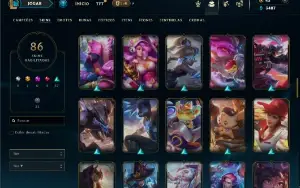 Esmeralda 1 com 90 Champs e 86 Skins
