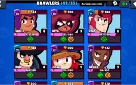 Contas brawl stars barata