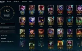 Conta League Of Legends Platina