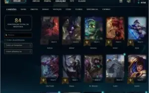 Conta de lol (Elo gold4 Seasson 9)