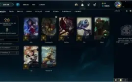 CONTA LEAGUE OF LEGENDS NIVEL 25