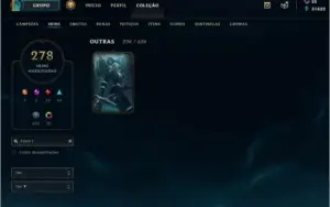 Conta Diamante +250 Skins