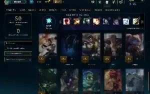 Unranked com 35 Champs e 2 Skins