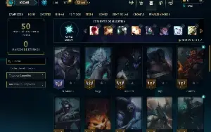 Unranked com 35 Champs e 2 Skins
